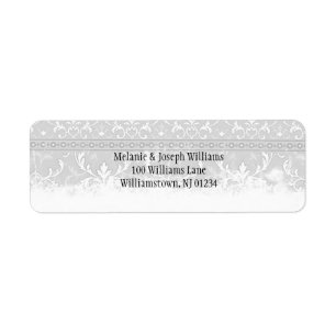 Grey Elegance Address Labels
