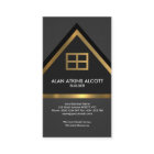 Grey Elegant Faux Gold Home Builder Construction