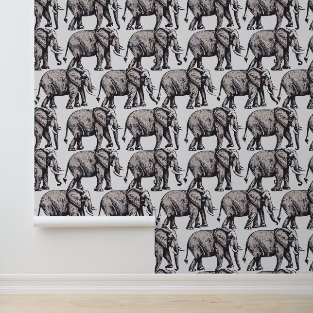 Grey Elephants Wallpaper (Application)
