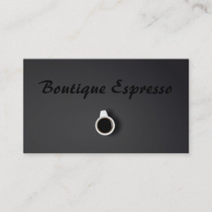Grey Espresso Bar Coffee Shop - Business Card
