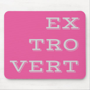 Grey Extrovert Mousepad
