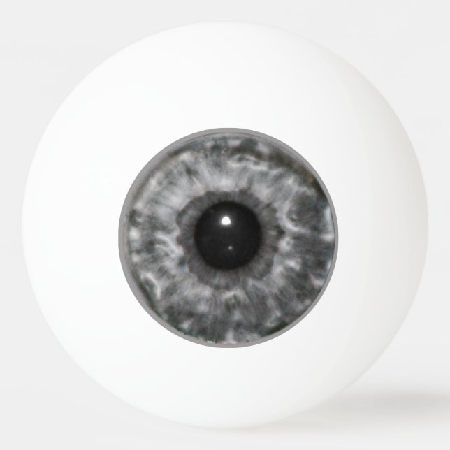 Grey Eyeball Ping Pong Ball (Front)