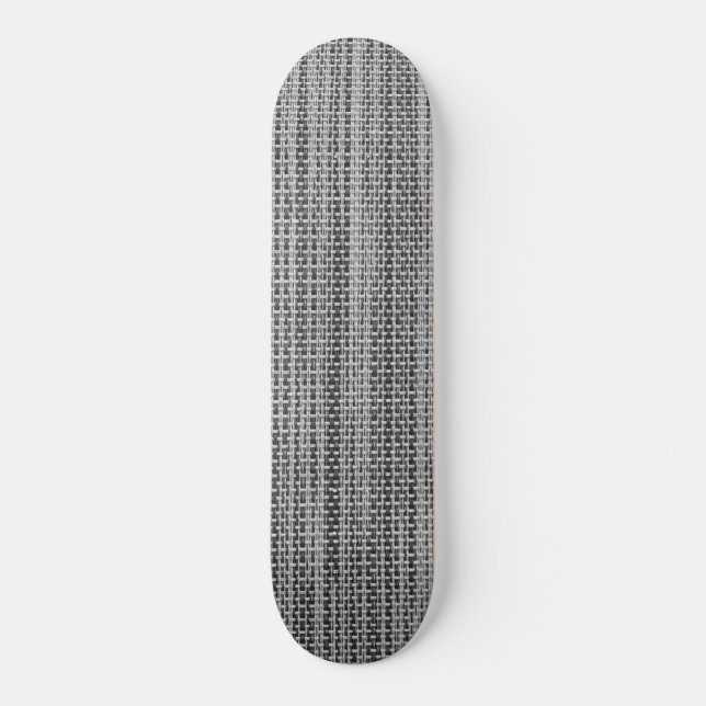 Grey Fabric Cloth 2 Skateboard (Front)