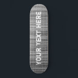 Grey Fabric Cloth - Add Your Text - Customisable Skateboard<br><div class="desc">Grey Fabric Cloth - Add Your Text - Customisable</div>