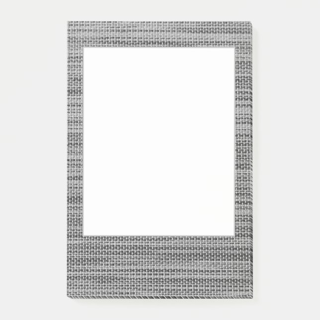 Grey Fabric Framed Post-it® Notes (Front)