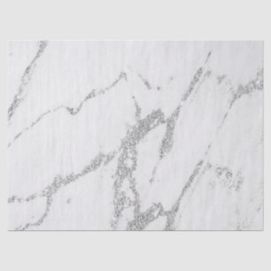 Grey faux glitter silver glitter accent tissue paper