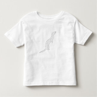 Grey Ferret with dots Toddler T-Shirt