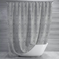 Grey fibrous textile octopus seeds patterned