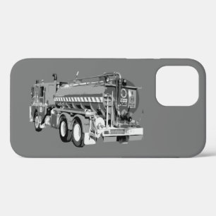 Grey Fire Engine Oil Paint, iPhone 12 Case