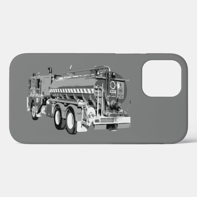 Grey Fire Engine Oil Paint, Case-Mate iPhone Case (Back (Horizontal))