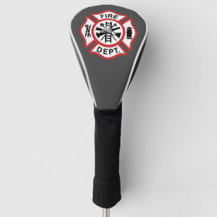 Grey Firefighter Golf Head Cover
