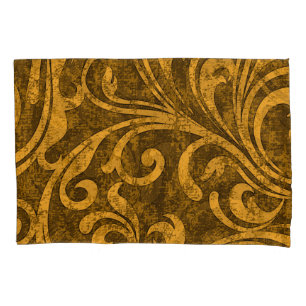 Grey floral, high-resolution seamless texture. pillowcase