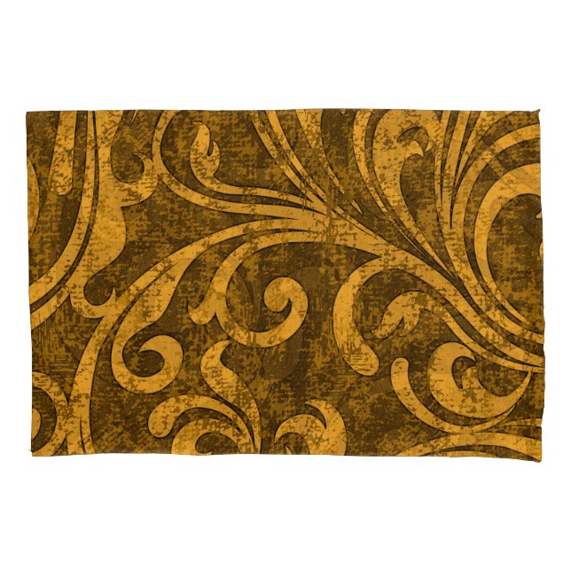 Grey floral, high-resolution seamless texture. pillowcase (Front)