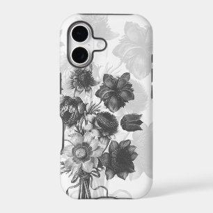 Grey Flower Bouquet Custom iphone 5 Case