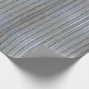 Grey Fluted Fiberglass Texture Wrapping Paper