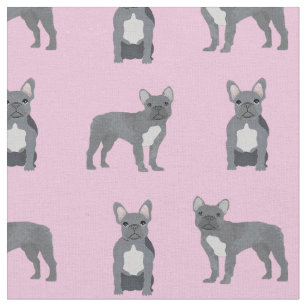 French Bulldog Fabric Zazzle Co Uk