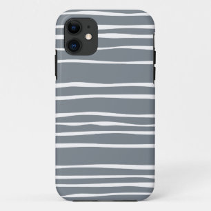 Grey Funky Striped iPhone 5/5S Case