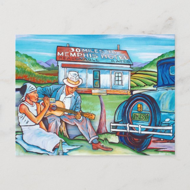 Grey Gallery: 30 Miles To Memphis Postcard (Front)