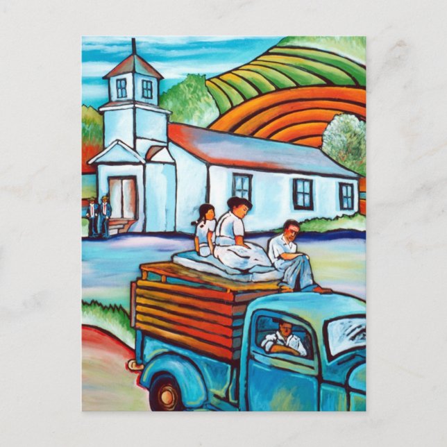 Grey Gallery: Sunday Drive Postcard (Front)