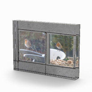 Grey Garden Tiles Image Photo Block for two photos