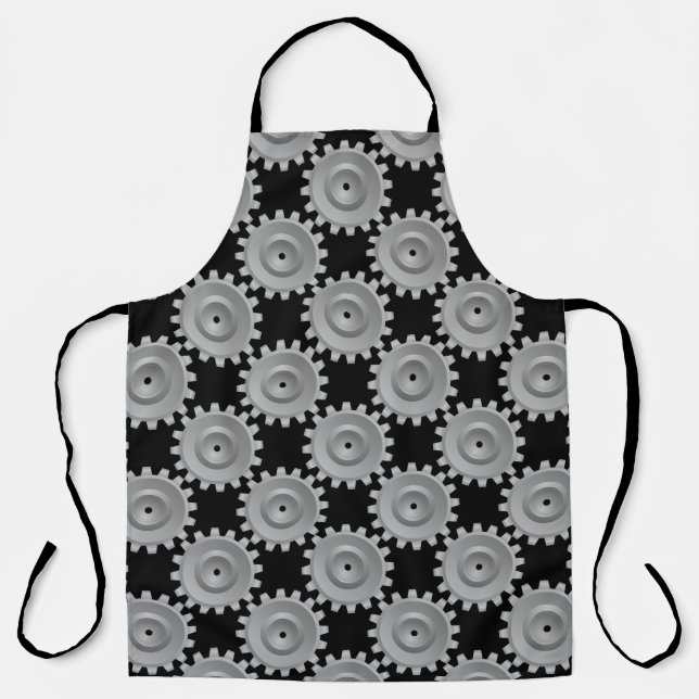 Grey Gears Apron (Front)