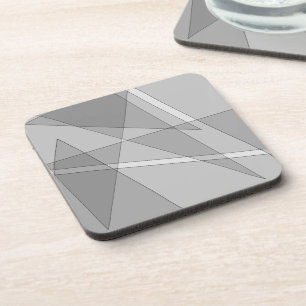 Grey Geometric Coaster