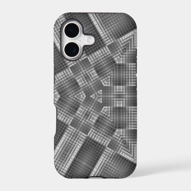 Grey Geometric Pattern (Back)