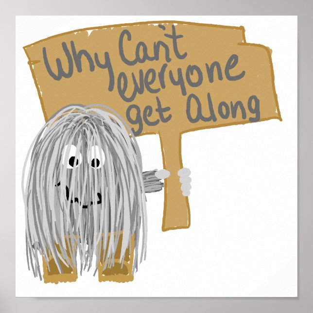 grey get along poster (Front)