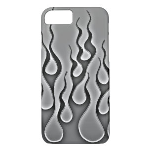 Grey Ghost Flames Phone Case