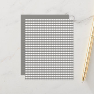 Grey Gingham Pattern