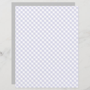 Grey Gingham Scrapbook Paper