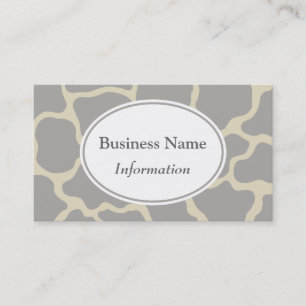 Grey Giraffe Business Card