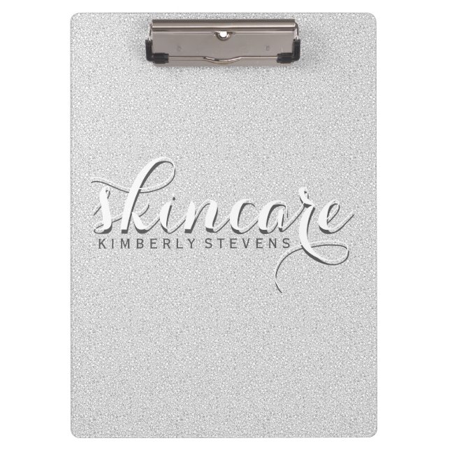 Grey Glitter Clipboard (Front)