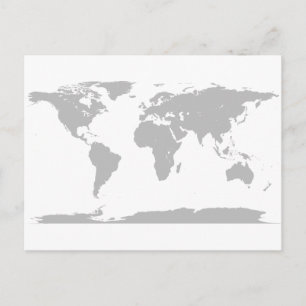 grey globe postcard