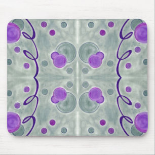 Grey Globes Blanket Mousepad