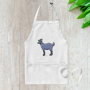 Grey Goat Sketch Standard Apron