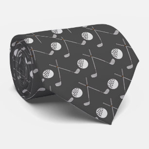 Grey Golf  Lover's Work, Graduation, Birthday Tie