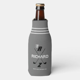 grey golf personalised canbottle cooler