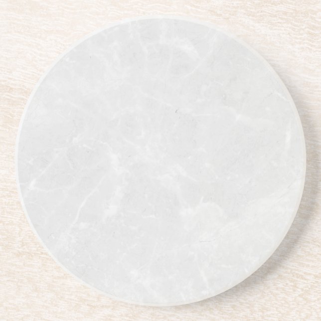 Grey Granite Brown Quartz Stone Natural Drink Coaster (Front)