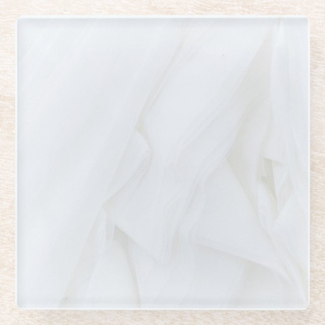 Grey Granite Brown Quartz Stone Natural Marble Glass Coaster (Front)