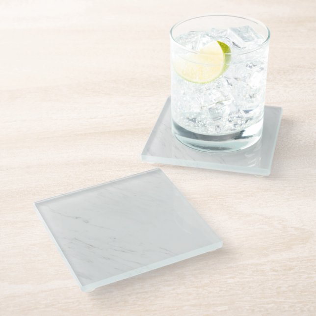 Grey Granite Brown Quartz Stone Natural Marble Glass Coaster (Angled)