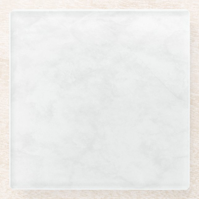 Grey Granite Brown Quartz Stone Natural Marble Glass Coaster (Front)