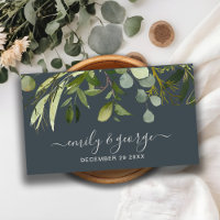 GREY GREEN FOLIAGE WATERCOLOR WEDDING WEBSITE