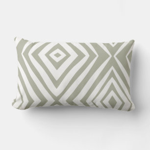 Grey Green Modern Simple Lumbar Lumbar Cushion