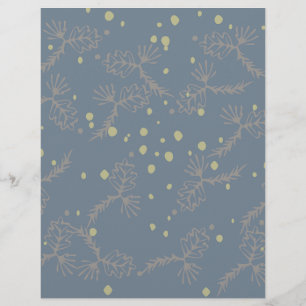 Grey green Scrapbook Paper
