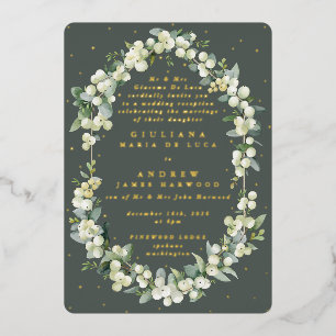 Grey Green Snowberry+Eucalyptus Reception Only