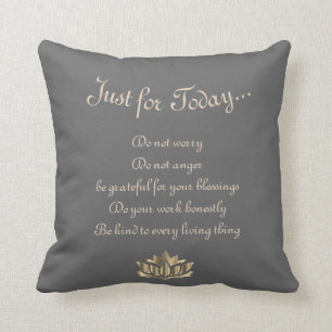 Grey Grey Reiki Principles Cushion
