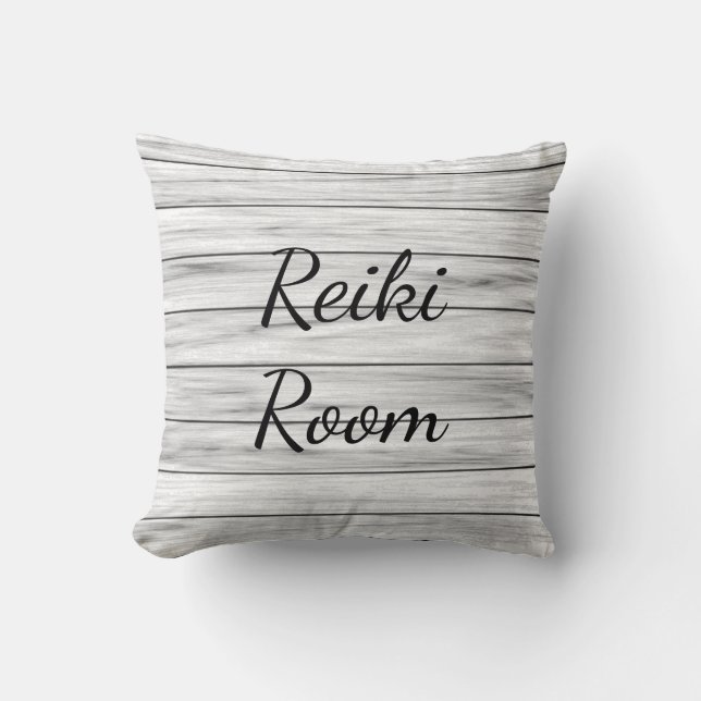Grey Grey Reiki Room Cushion (Front)