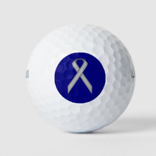 Grey / Grey Standard Ribbon by Kenneth Yoncich Golf Balls
