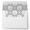 Grey Grey White Nautical Anchor Lined